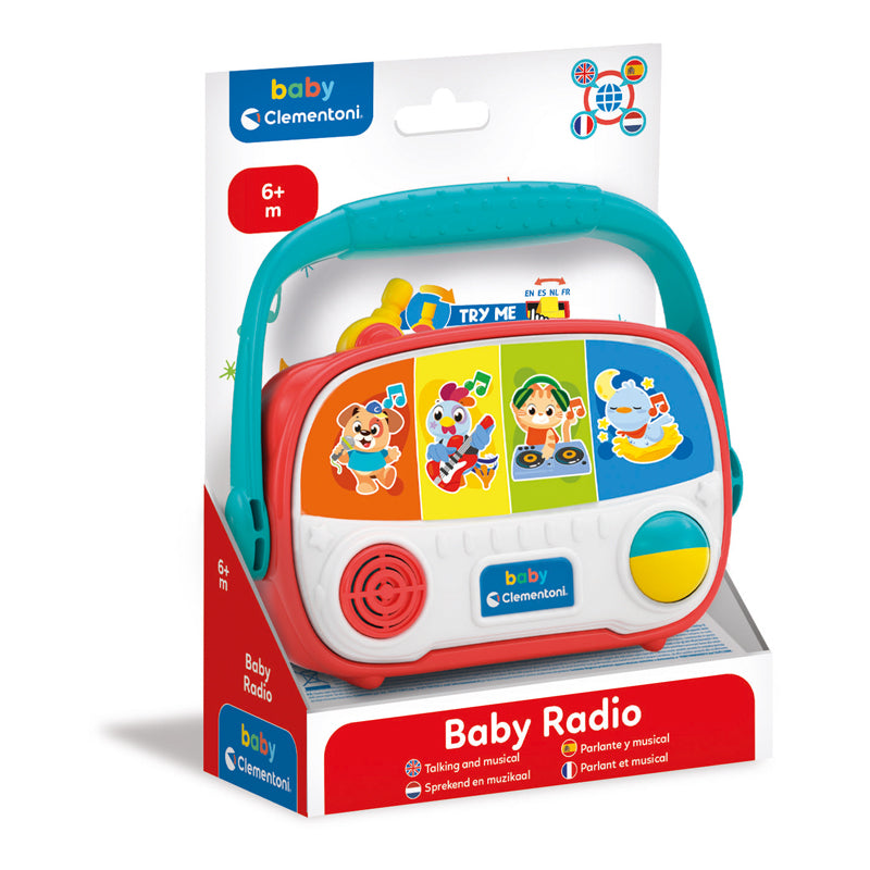 Clementoni Electronic Baby Radio l Baby City UK Retailer