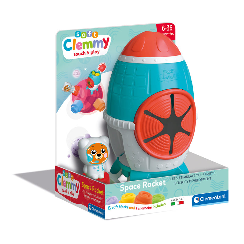 Clementoni Soft Clemmy Space Rocket l Available at Baby City