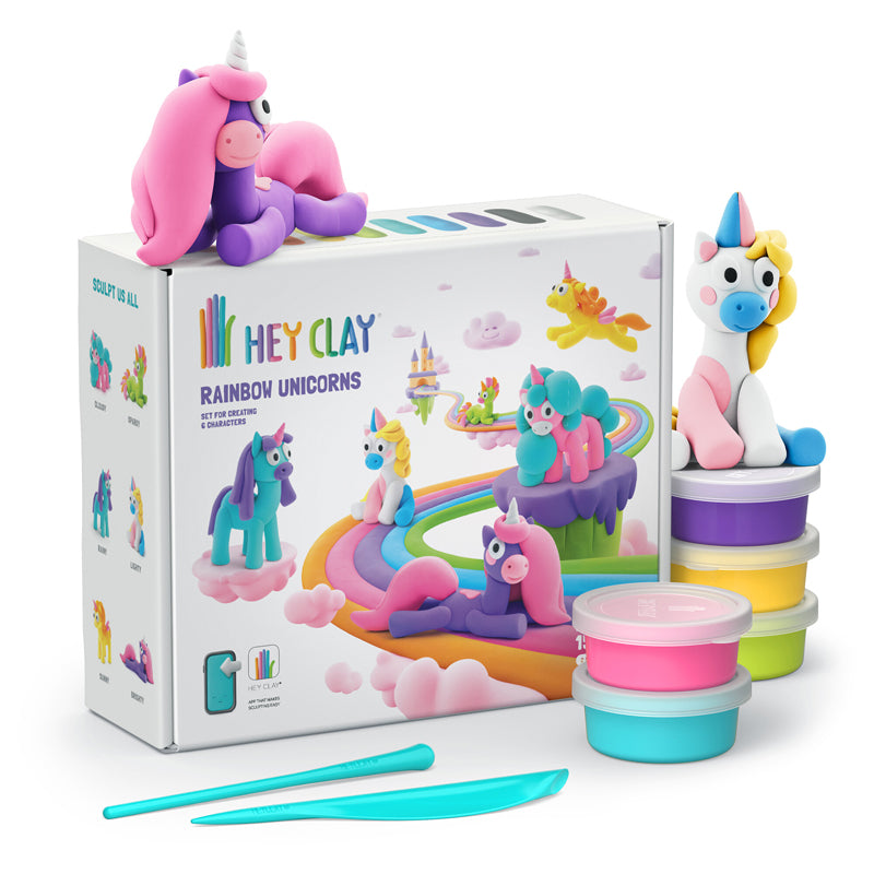 Baby City Stockist of Hey Clay Unicorns Large 15 Can Set