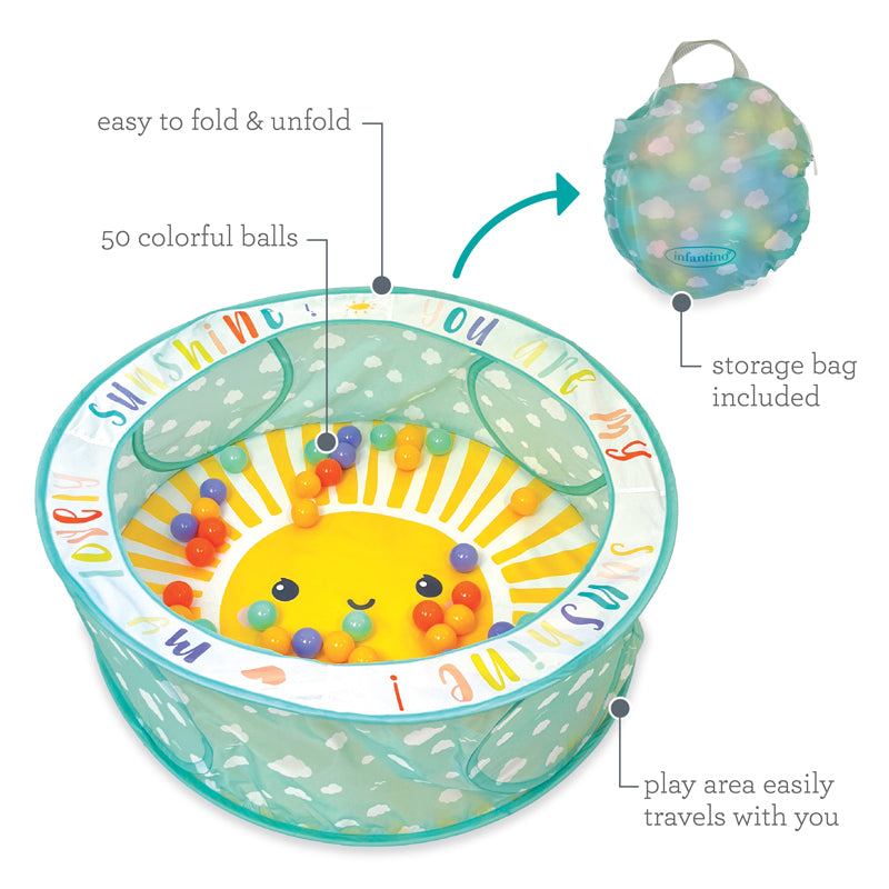 Infantino Pop Up Ball Pit Gym l For Sale at Baby City