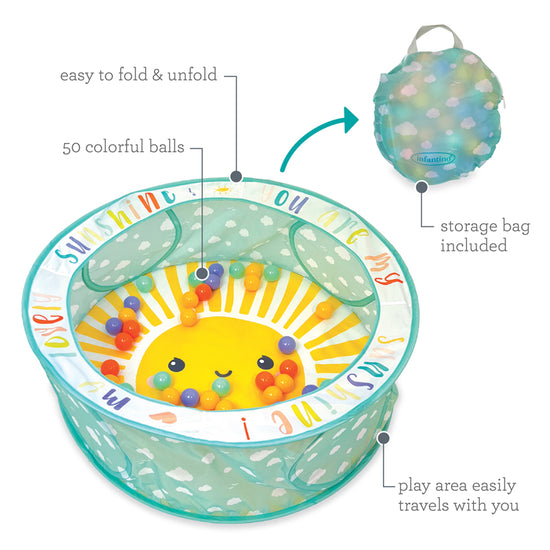 Infantino Pop Up Ball Pit Gym l For Sale at Baby City