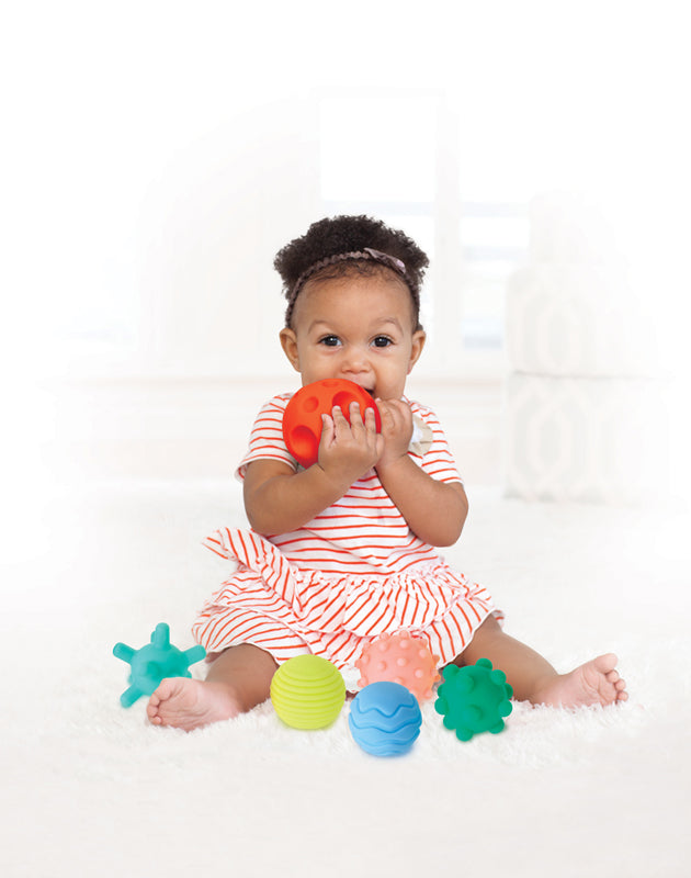 Infantino Super SOFT Sensory Textured Multi Ball Set l To Buy at Baby City