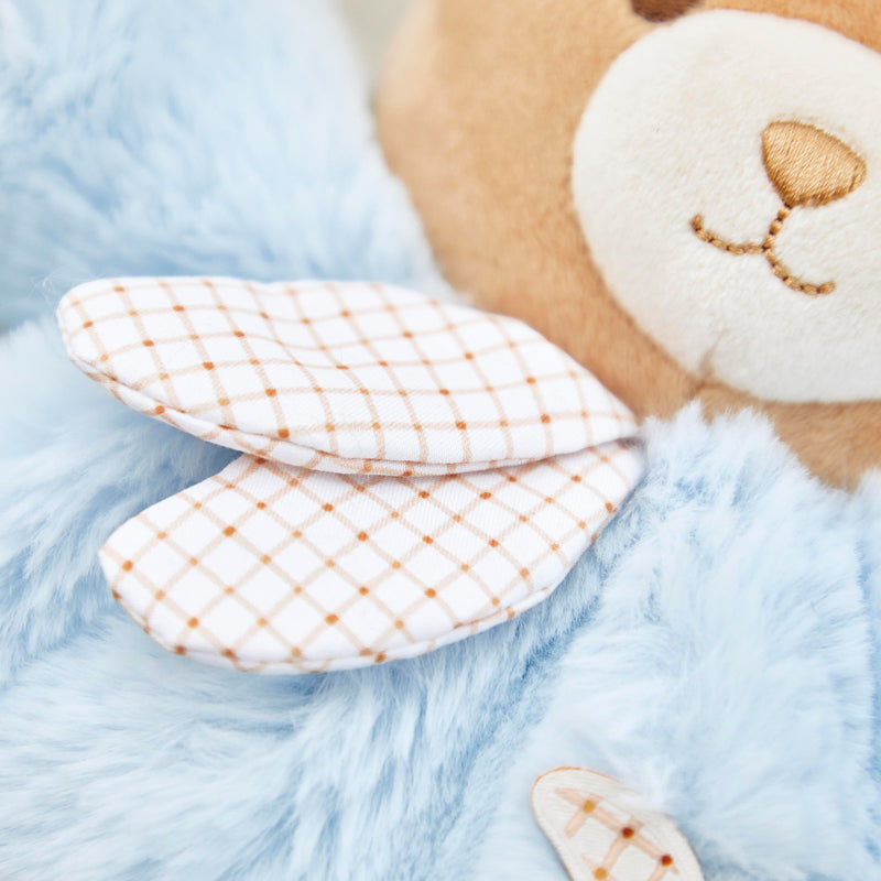 Kaloo Intemporel Chubby Bear Blue 17cm l To Buy at Baby City