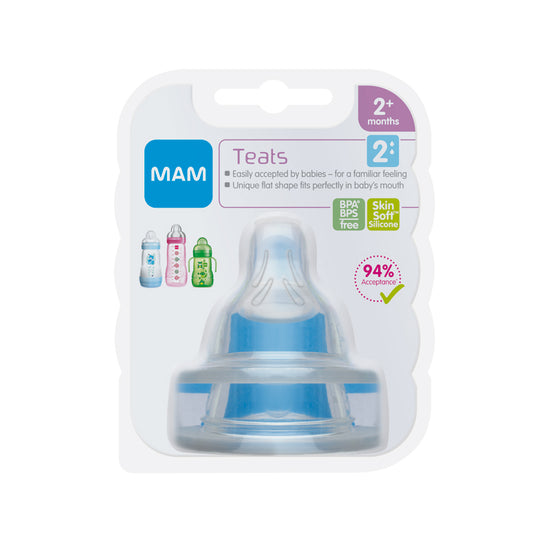 MAM SkinSoft Silicone Medium Flow 2Pk