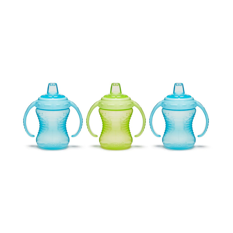 Munchkin Mighty Grip Cup Blue & Green 10Oz 3pk l To Buy at Baby City