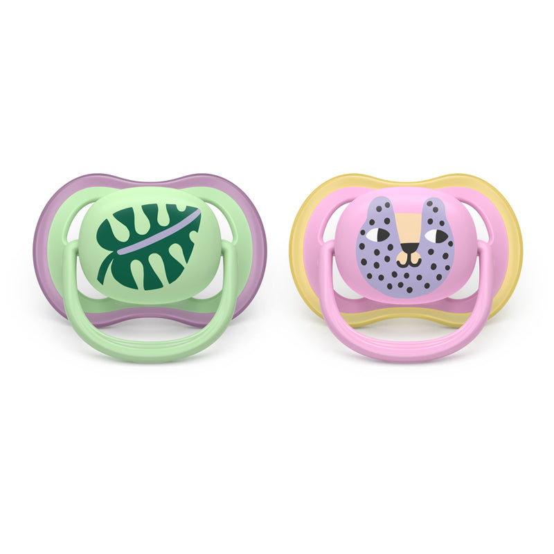 Philips Avent Pacifier Ultra Air Girl 6-18 months 2Pk l To Buy at Baby City