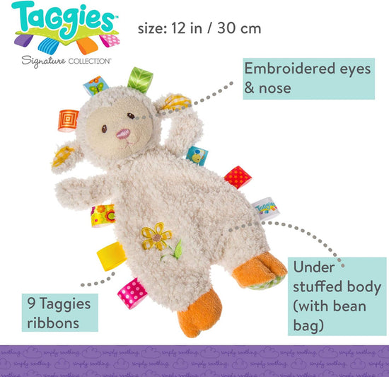 Taggies Sherbet Lamb Lovey l Baby City UK Stockist