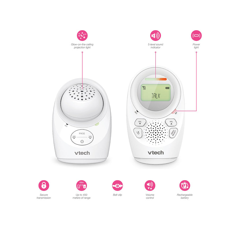 VTech Digital Audio Monitor with Night Light and Projection l To Buy at Baby City