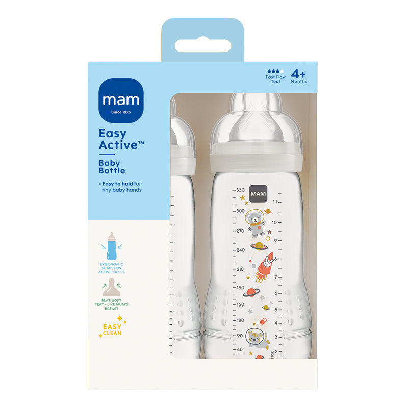 MAM Easy Active Bottle 330ml Unisex 2Pk