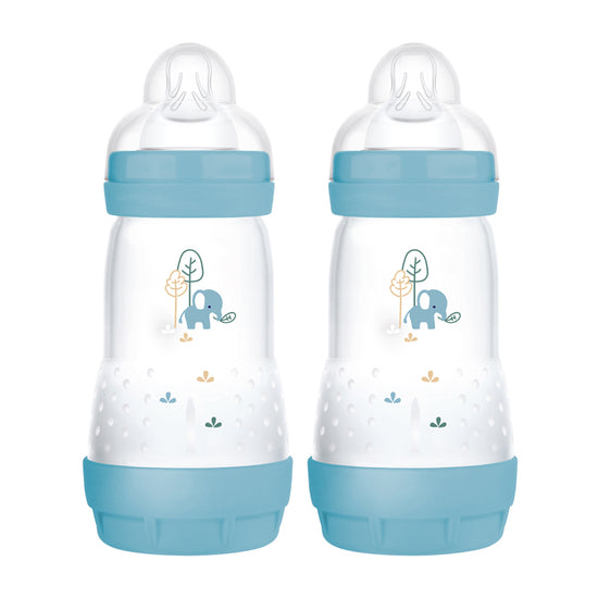 MAM Easy Start Anti Colic Bottle Blue 260ml 2Pk