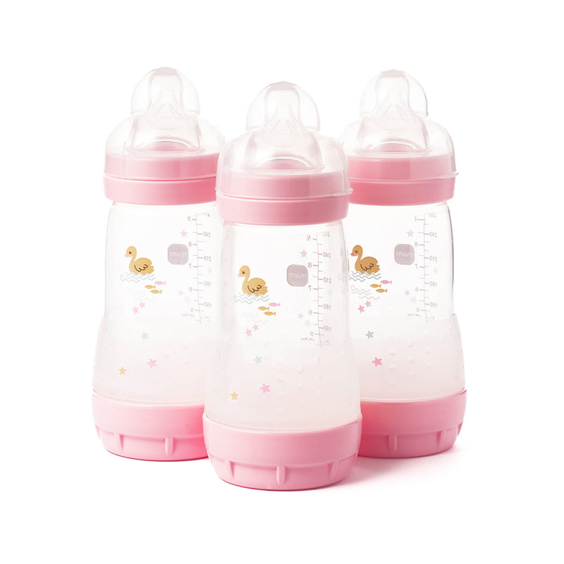 MAM Easy Start Anti-Colic Bottle Lilac 260ml 3Pk