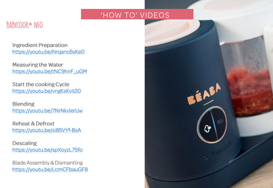 Béaba Babycook® Neo Baby Food Steamer Blender Night Blue