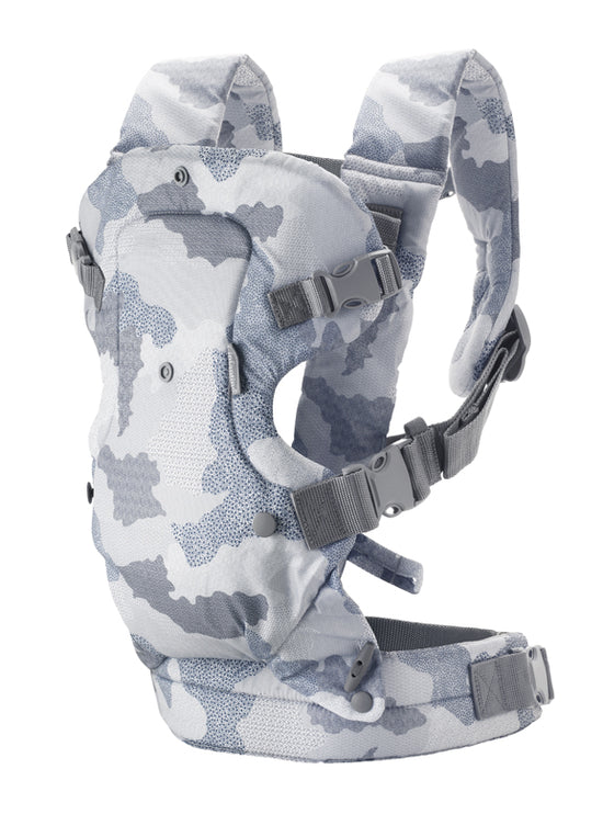 Infantino Flip Advanced 4-in-1 Convertible Baby Carrier Blue Camo at Baby City