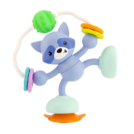 Infantino Stick & Spin High Chair Pal Raccoon at Baby City