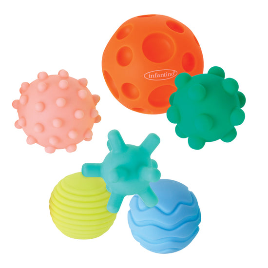 Infantino Super SOFT Sensory Textured Multi Ball Set at Baby City