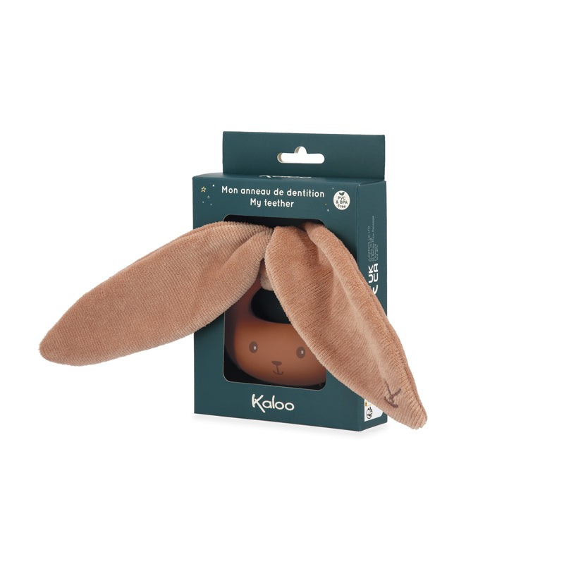 Kaloo Rabbit Teether Terracotta