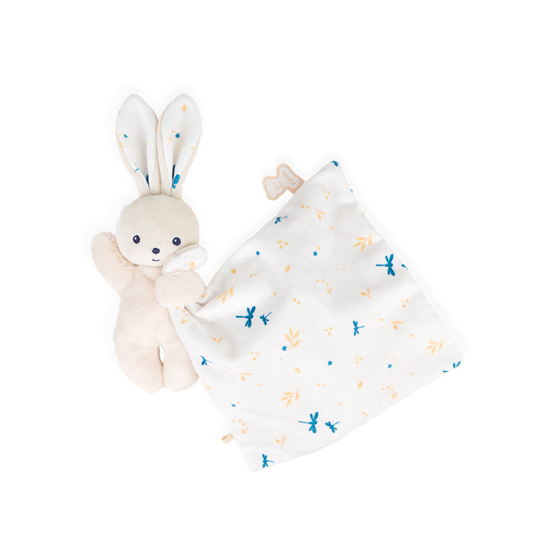 Kaloo Carre Douceur Doudou Rabbit White Delicate 17cm