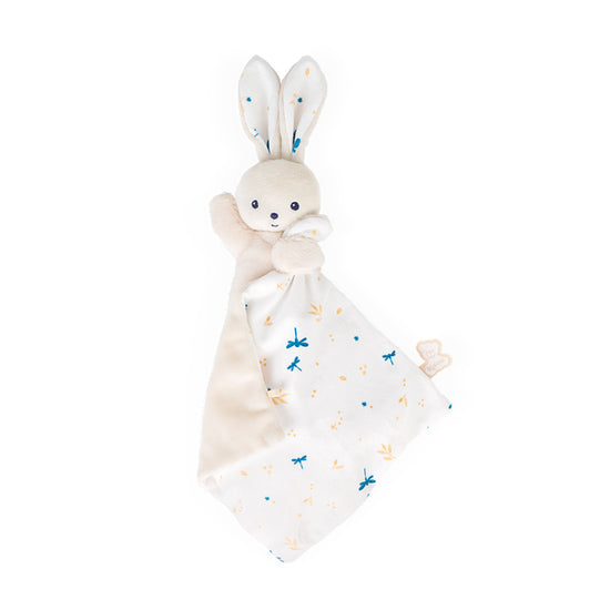 Kaloo Carre Douceur Doudou Rabbit White Delicate 17cm