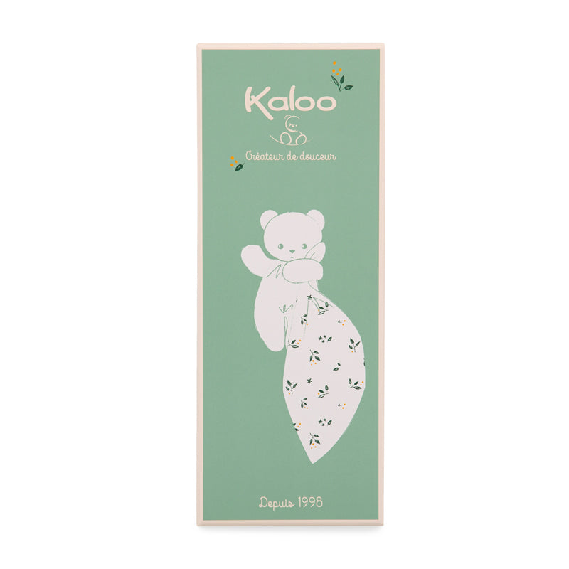 Kaloo Carre Douceur Doudou Rabbit White Delicate 17cm