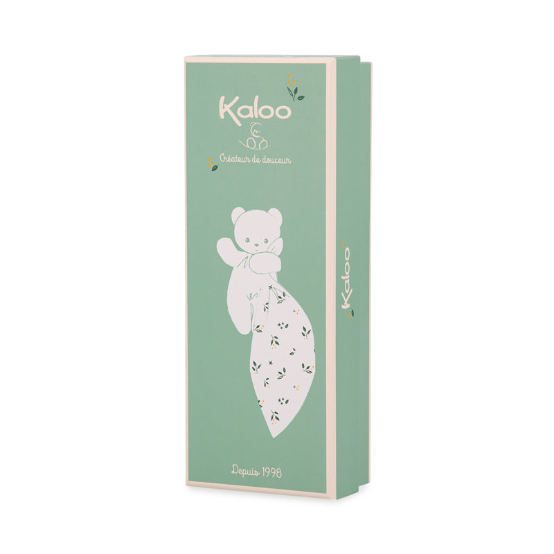 Kaloo Carre Douceur Doudou Rabbit White Delicate 17cm