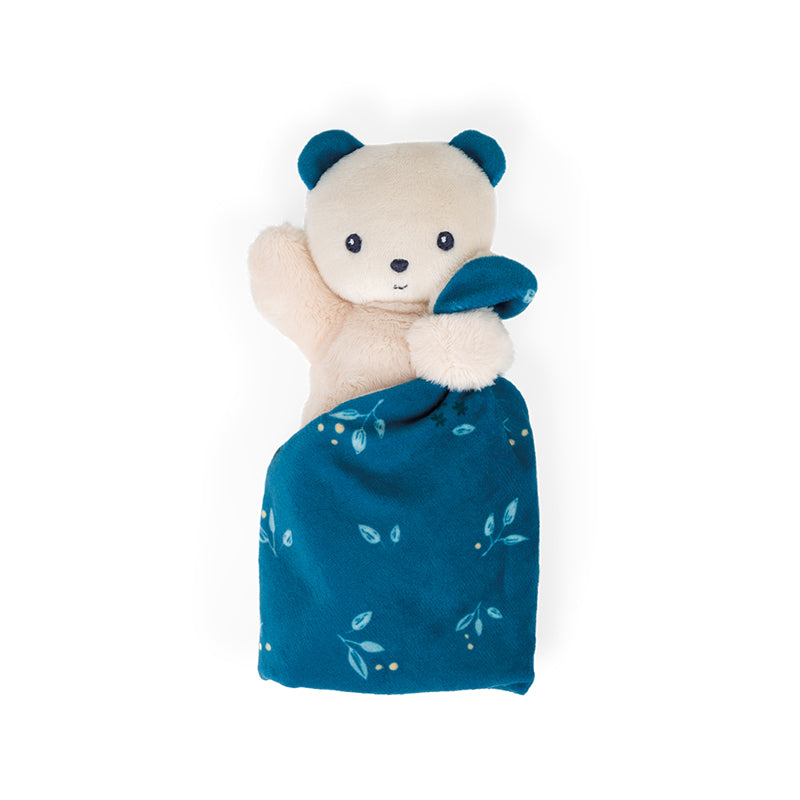 Kaloo Carre Douceur Doudou Bear Night-Owl 17cm