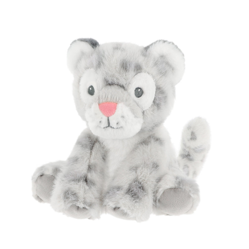 Keel Toys Keeleco Baby Snuggles Snow Leopard 14cm at Baby City