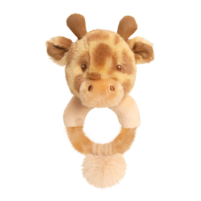 Keel Toys Keeleco Giraffe Ring Rattle 14cm at Baby City