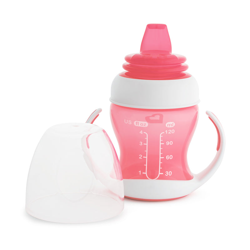 Munchkin Gentle Transition Cup Pink 4Oz at Baby City