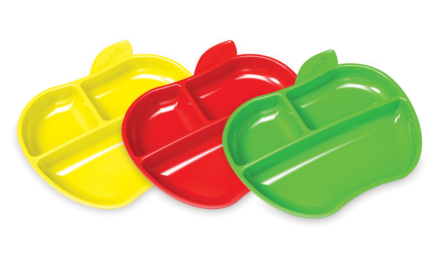 Munchkin Lil Apple Plates 3Pk at Baby City