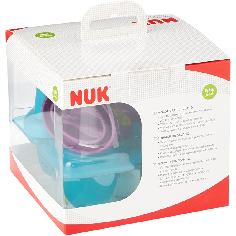 NUK Mini Ice Lolly Moulds Blue/Purple 4Pk