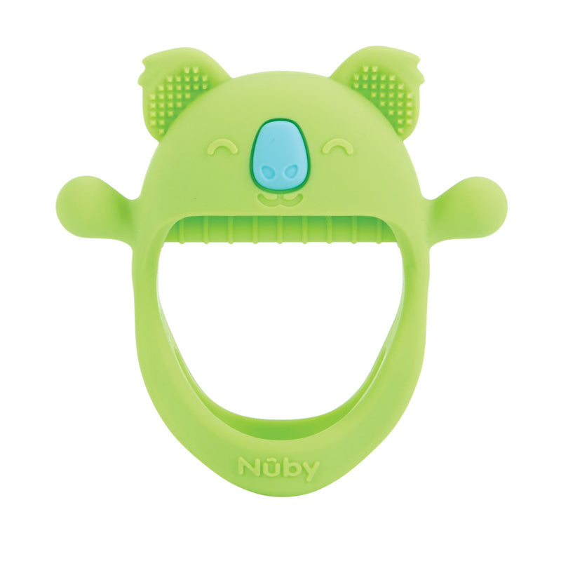 Nuby Mini Wrist Grip Teething Mitten Koala at Baby City