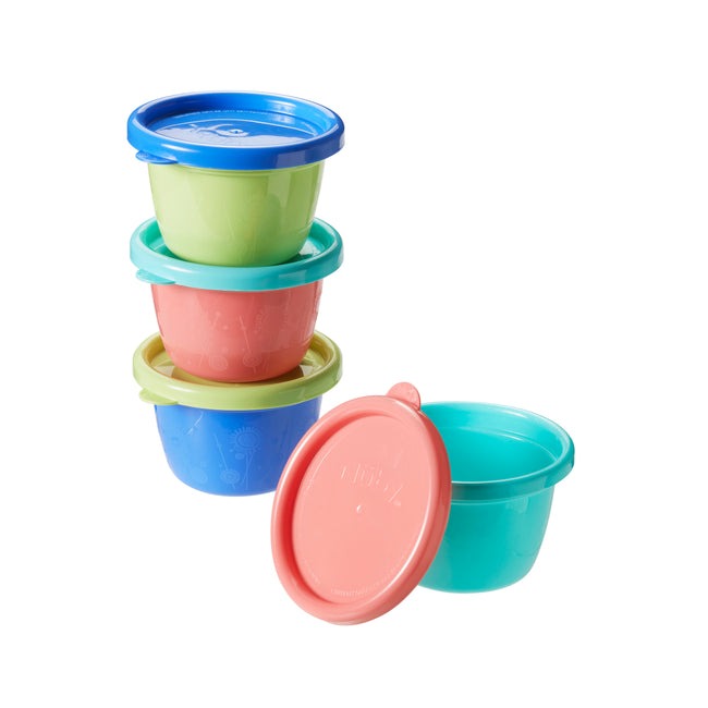 Nuby Wash N Toss Food Pots at Baby City