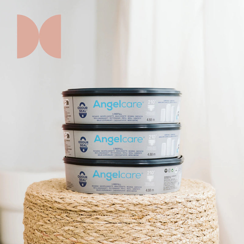 Baby City Stockist of Angelcare Octagonal XL Refill 3Pk