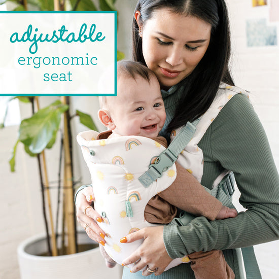 Infantino Flip Advanced 4-in-1 Convertible Baby Carrier Rainbow Print l Baby City UK Stockist