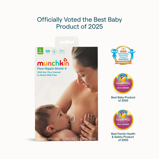 Shop Baby City's Munchkin Flow Nipple Shield 24mm + Kit