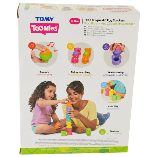 Shop Baby City's Tomy Hide & Squeak Egg Stackers