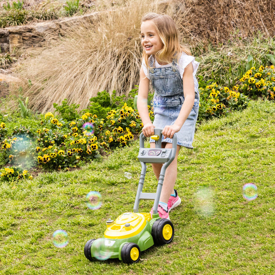 Shop Baby City's Tomy John Deere Bubble Mower with 4oz Bottle
