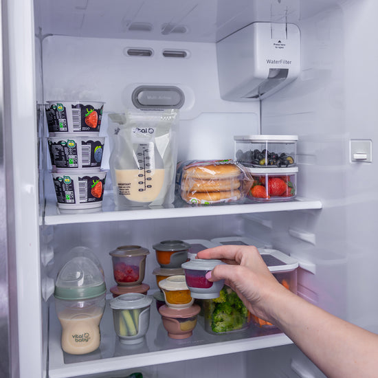 Shop Baby City's Vital Baby Nourish Store & Wean™ Pots 120ml 4Pk