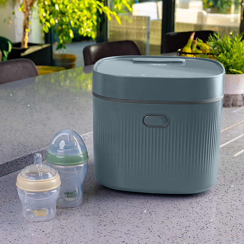 Vital Baby Nurture Advanced Pro UV Steriliser & Dryer Smoky Blue at Vendor Baby City