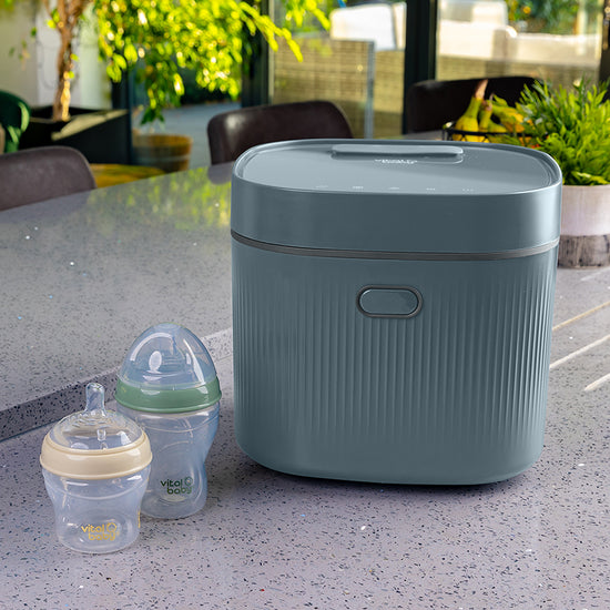 Vital Baby Nurture Advanced Pro UV Steriliser & Dryer Smoky Blue at Vendor Baby City