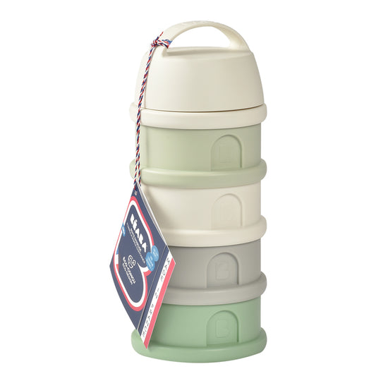 Load image into Gallery viewer, Béaba Snack Storage Stacked Formula Milk Container Grey
