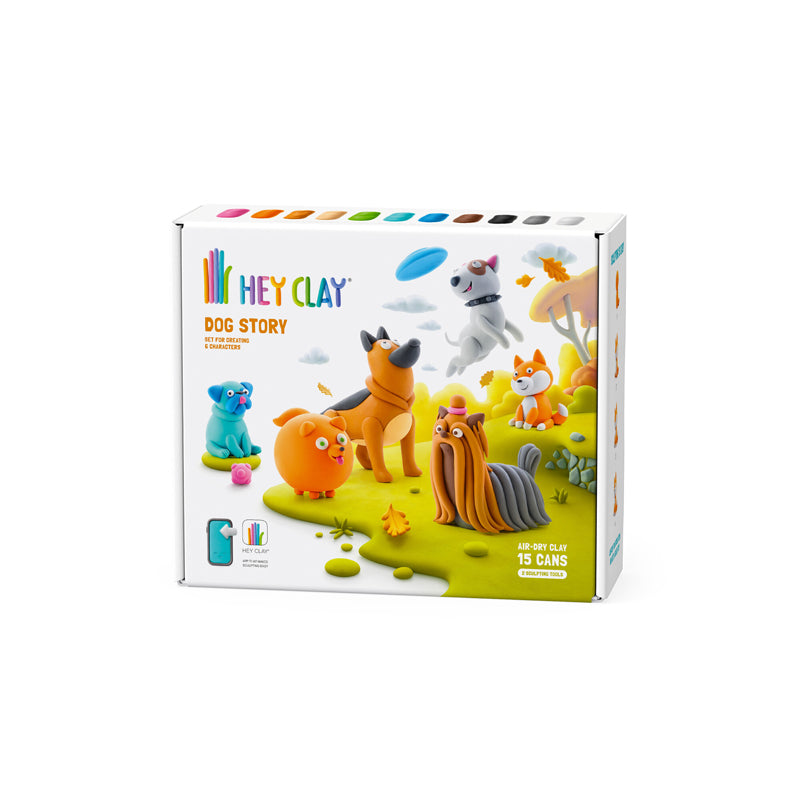Baby City Retailer of Hey Clay Dog Story Large 15 Can Set