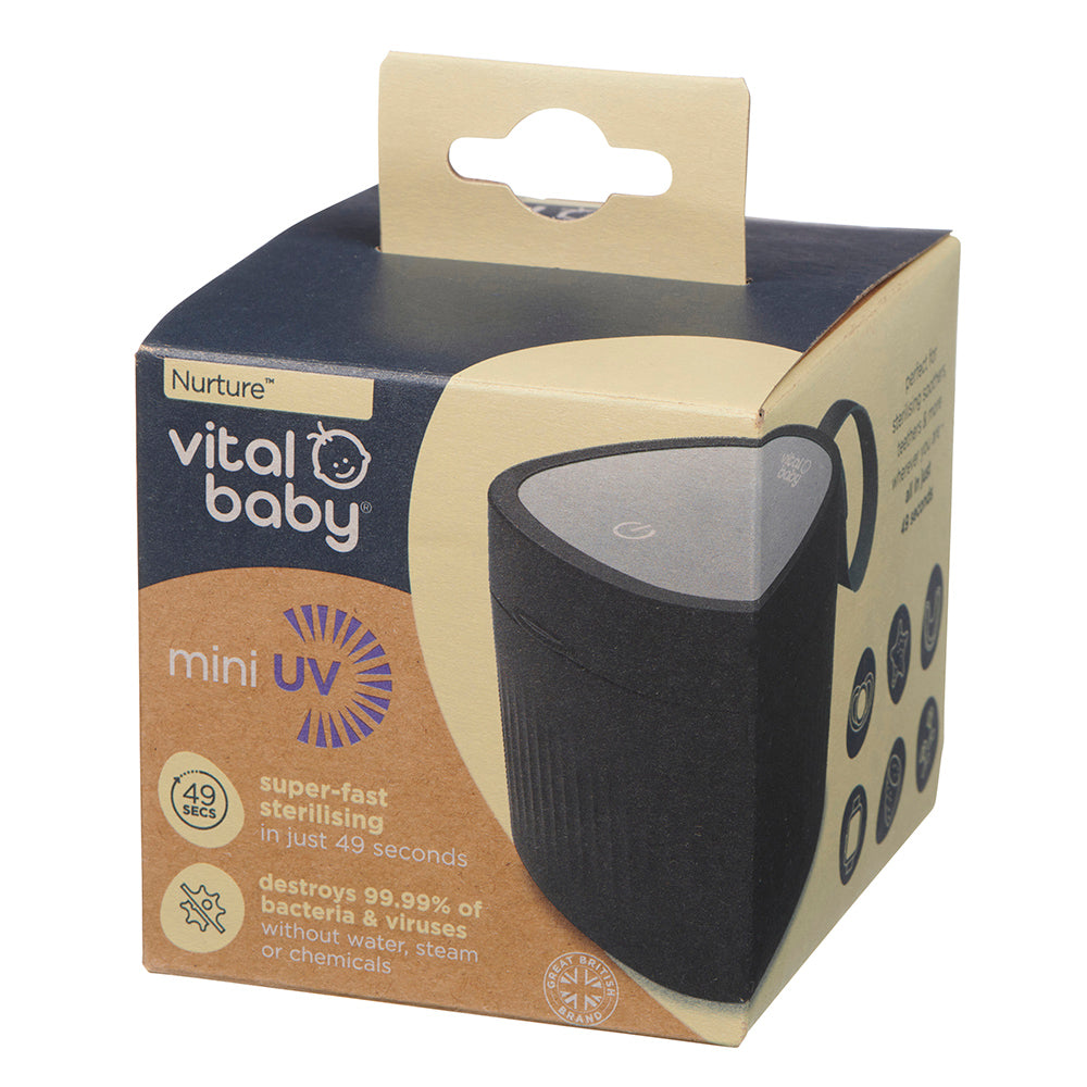 Baby City Retailer of Vital Baby Nurture Mini UV Onyx Black