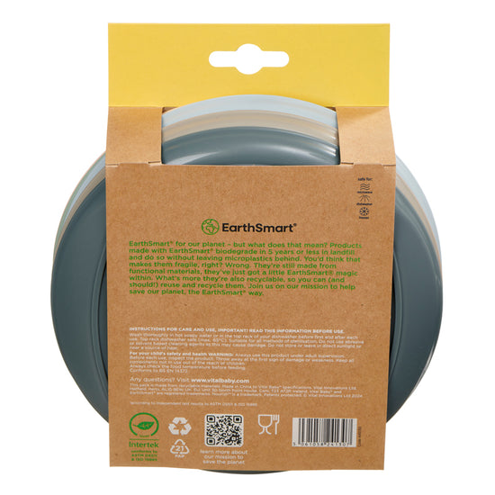 Baby City Stockist of Vital Baby Nourish Perfectly Simple Plates 5Pk