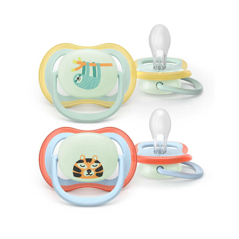 Philips Avent Pacifier Ultra Air Nighttime Boy 0-6 months 2Pk at Baby City