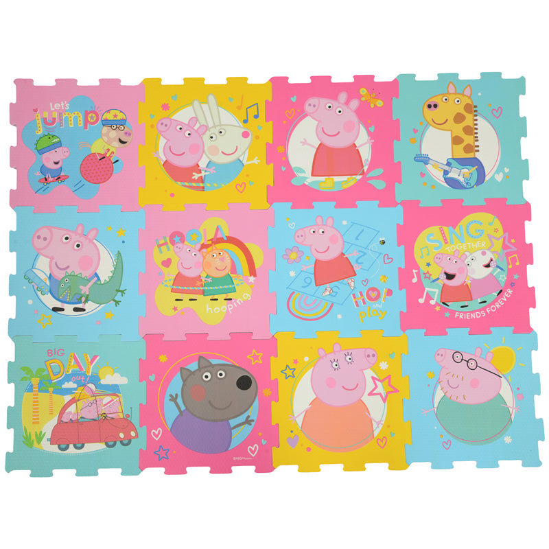Playmat 12pc Peppa Pig at Baby City