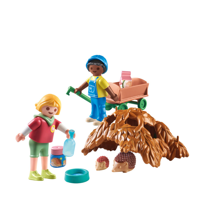 Playmobil My Life: Hedgehog Family at Baby City - Main Image