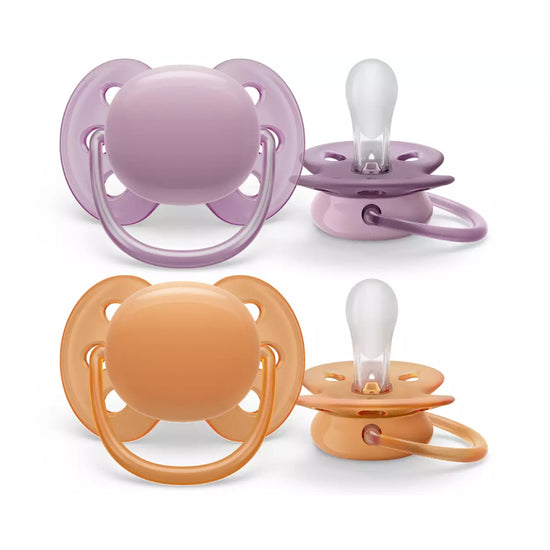 Philips Avent Ultra Soft Soother Girl 6-18m 2Pk