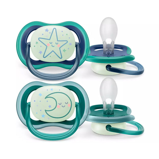 Philips Avent Air Night Soother Boy 6-18m 2Pk