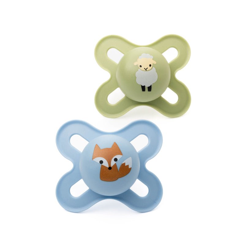 MAM Start Soother Blue Design 0-2m 2Pk